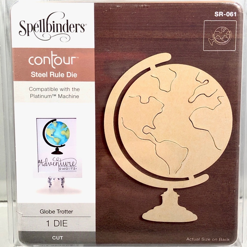 GLOBE TROTTER STEEL RULE DIE - By Spellbinders
